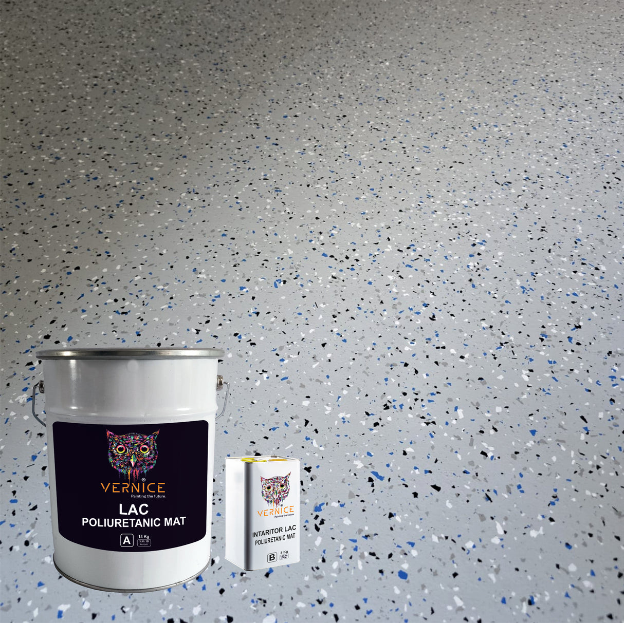 LAC POLIURETANIC RT MAT BETON, METAL, LEMN