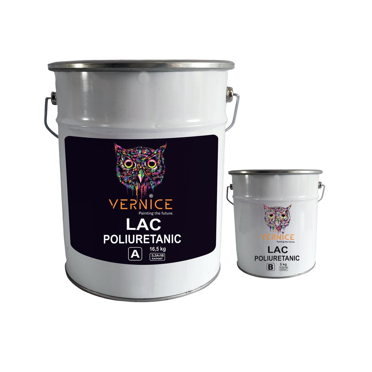 LAC POLIURETANIC RT LUCIOS BETON, METAL, LEMN