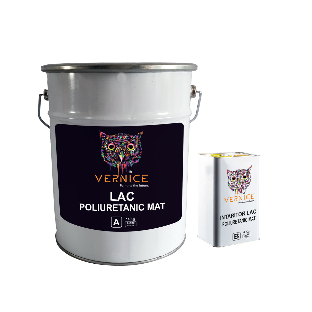 LAC POLIURETANIC RT MAT BETON, METAL, LEMN