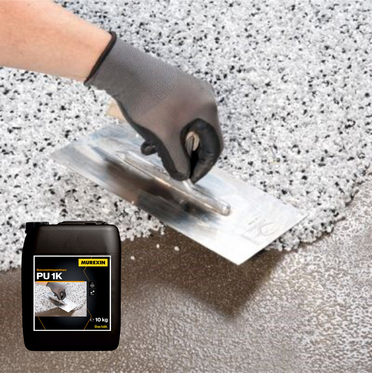 Rașină pentru covoare decorative din piatră NST PU 1K Monocomponenta