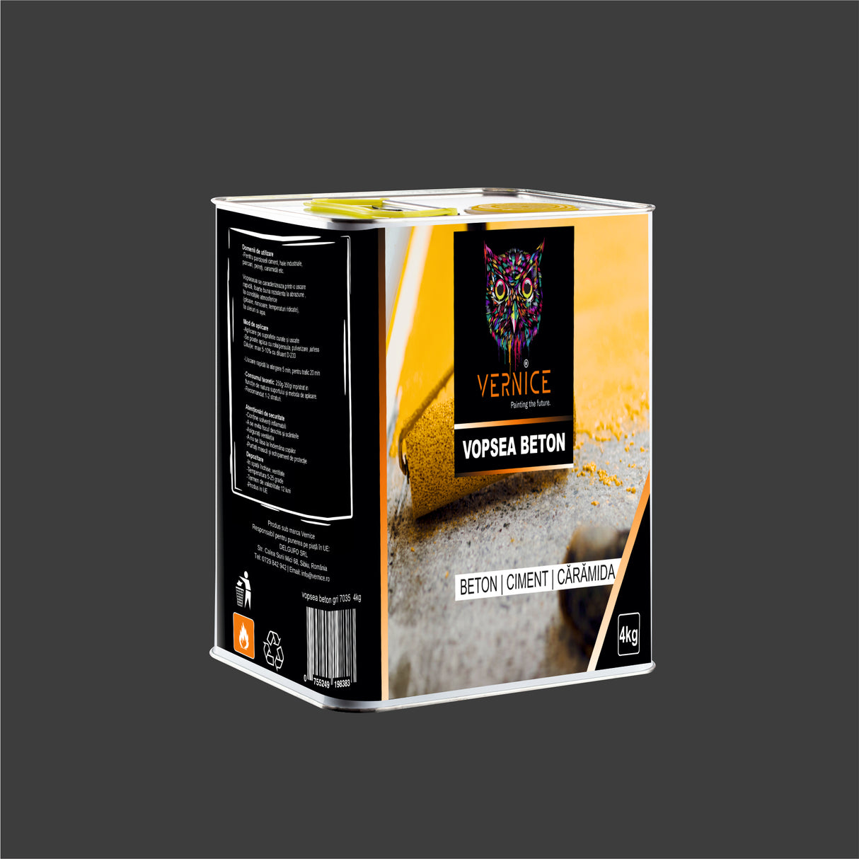 VOPSEA PARDOSEALA BETON EXTERIOR si INTERIOR 4KG