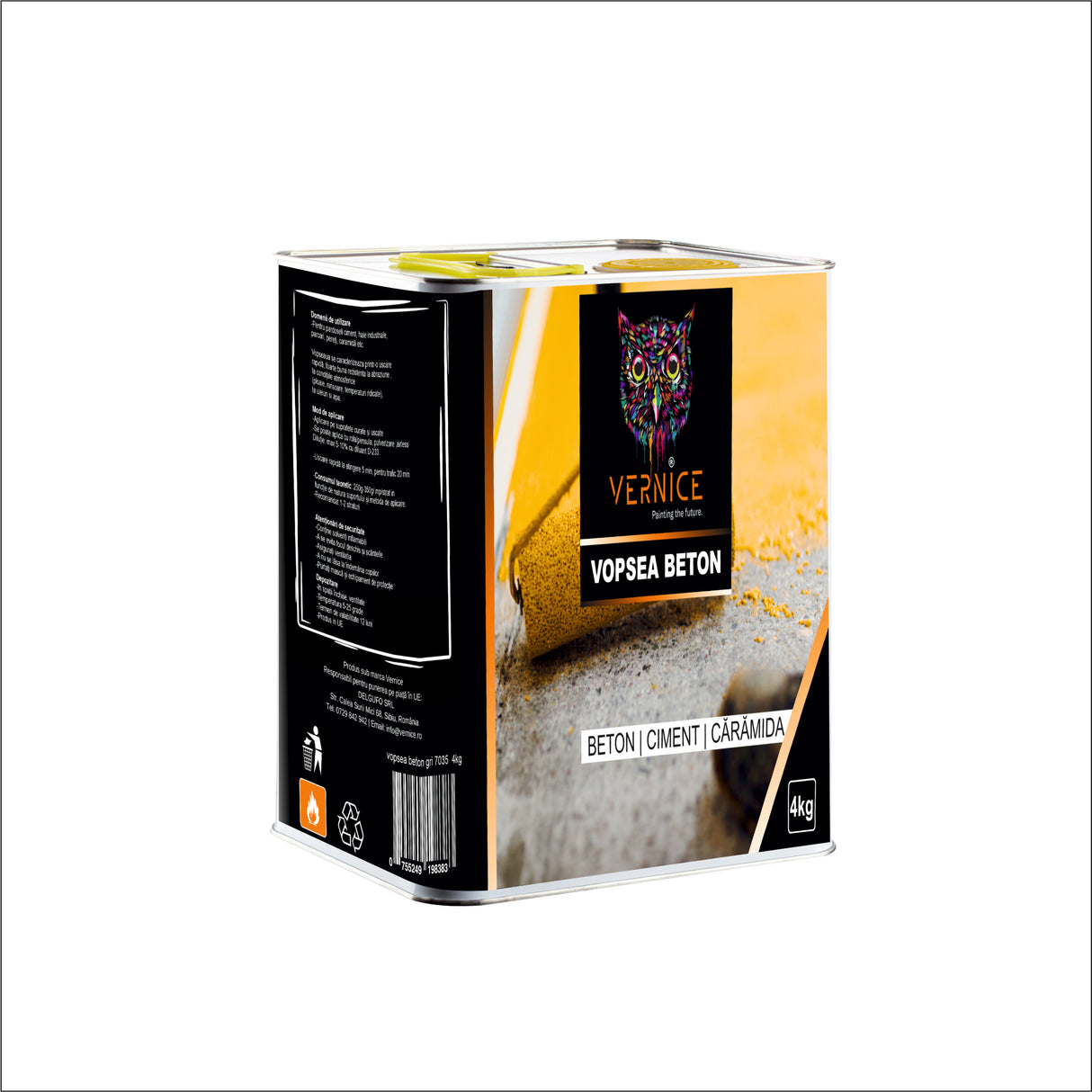 VOPSEA PARDOSEALA BETON EXTERIOR si INTERIOR 4KG