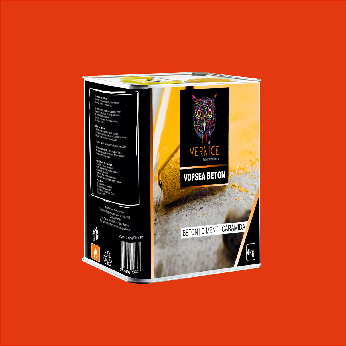 VOPSEA PARDOSEALA BETON EXTERIOR si INTERIOR 4KG