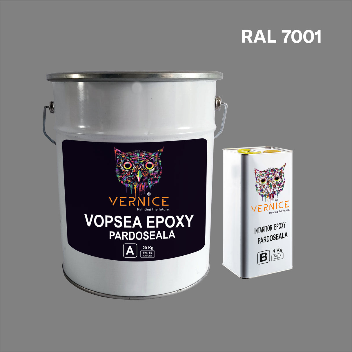 VOPSEA EPOXI PARDOSEALA SEMIMAT ECO 24kg/180mp/strat +SOLVENT 3L