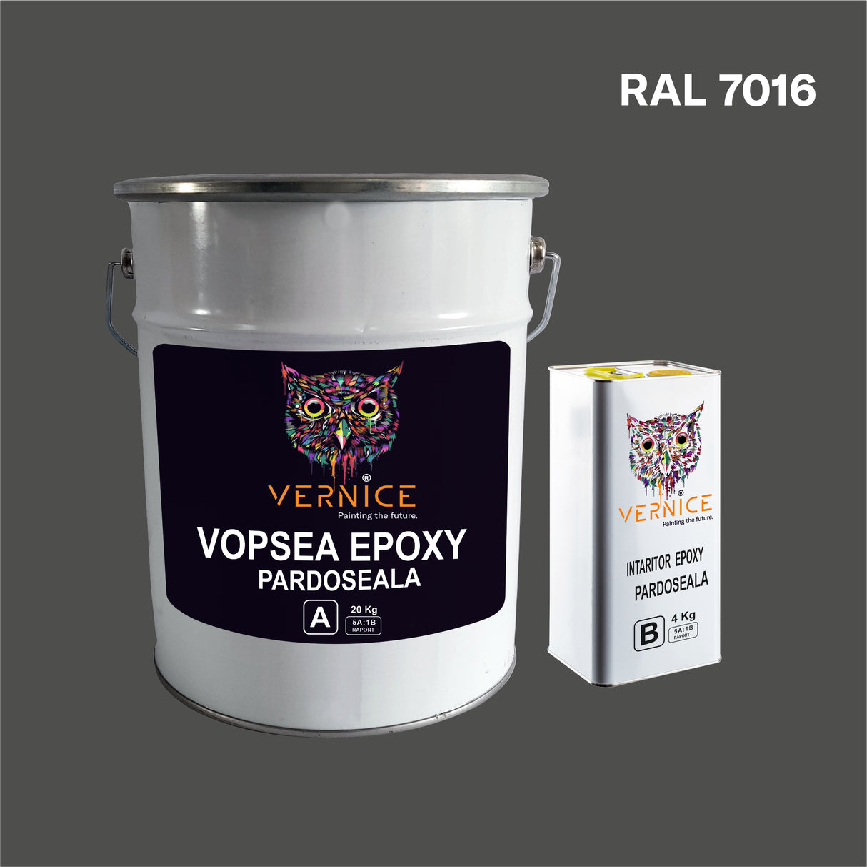 VOPSEA EPOXI PARDOSEALA SEMIMAT ECO 24kg/180mp/strat +SOLVENT 3L