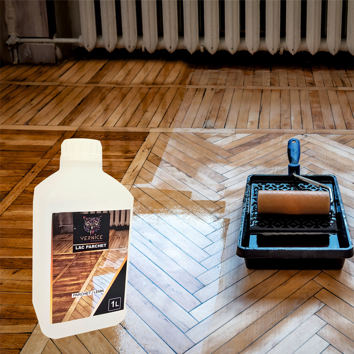 LAC PARCHET PE BAZA DE APA