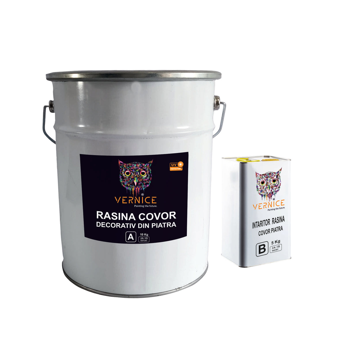 Rașină pentru covoare decorative din piatră 2k bicomponenta 15KG