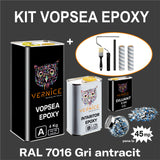 EPOXY PAINT KIT 5KG DARK GREY RAL 7001