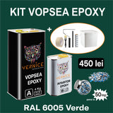 KIT VOPSEA EPOXY 5KG VERDE RAL 6005