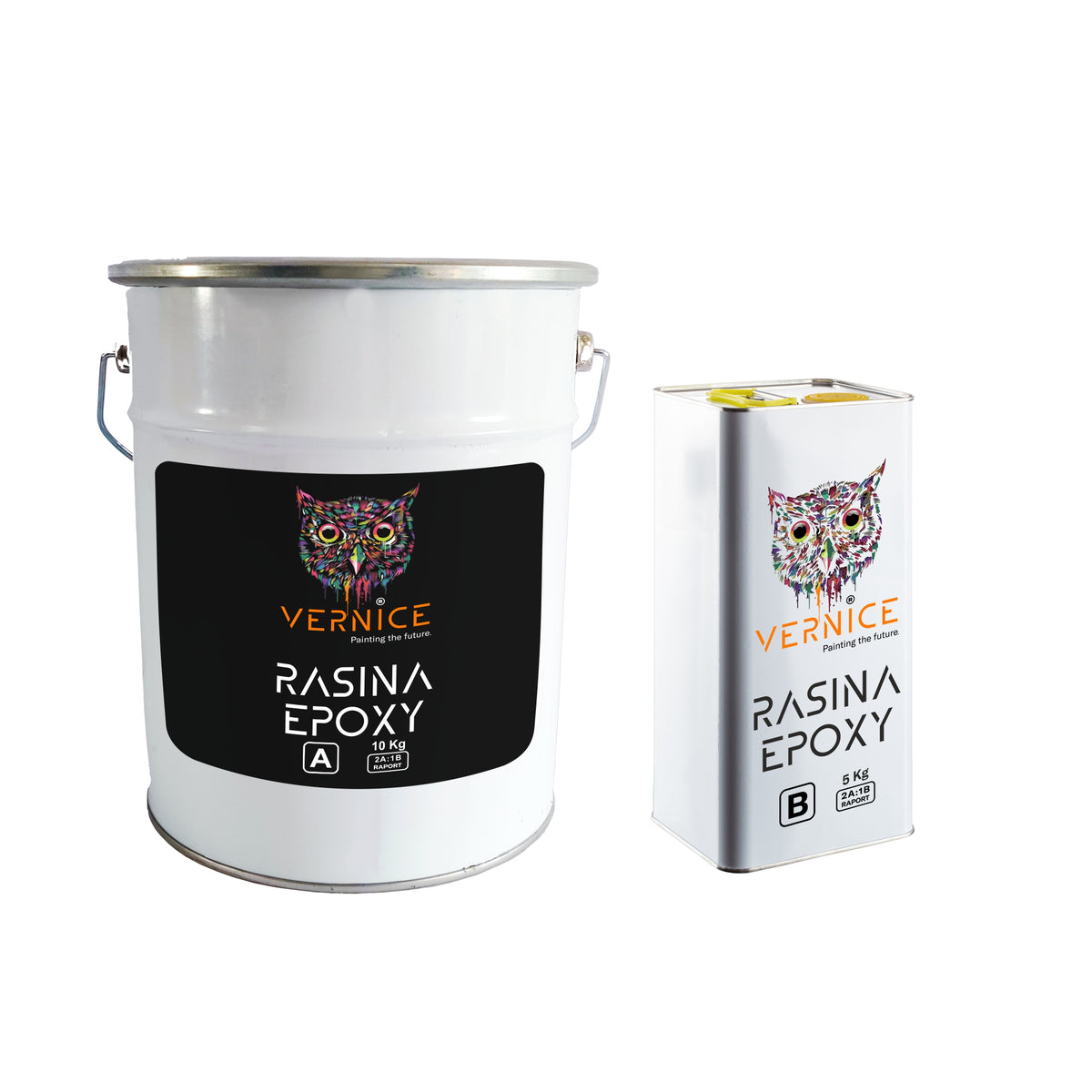 Rasina epoxy transparentă 15 kg RT – VERNICE