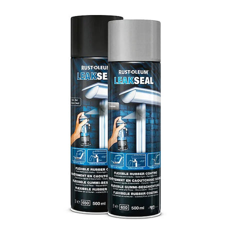 SPRAY Leak Seal Flexible Membrane Cracks and Cracks Black 500ml