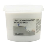 LAC TRANSPARENT MAT ACRILIC